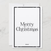 ヴィンテージ素朴インスパイアプードルのクリスマスカード シーズンカード (裏面)