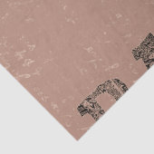 ヴィンテージ素朴ウエスタンブルスカルブラウン動揺して 薄葉紙 (詳細)