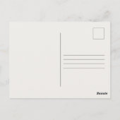 ヴィンテージ素朴ウォーターの赤い農業用トラックと干し草 ポストカード (裏面)