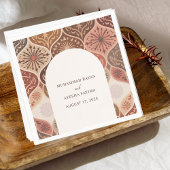 ヴィンテージ素朴エレガントニカ結婚イスラーム スタンダードカクテルナプキン