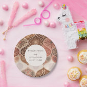 ヴィンテージ素朴エレガントニカ結婚イスラーム ペーパープレート (パーティー)