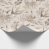 ヴィンテージ素朴エレガント花柄 ラッピングペーパー (角)