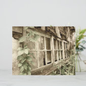 ヴィンテージ素朴オールドウッドバーンウィンドウ (スタンド正面)