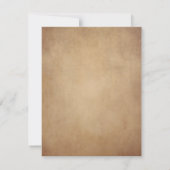 ヴィンテージ素朴オールドパーチビクトリアンン結婚ズ セーブザデート (裏面)