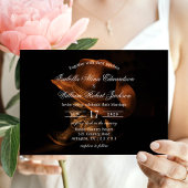 ヴィンテージ素朴カウボーイブーツカントリーウェディング 招待状