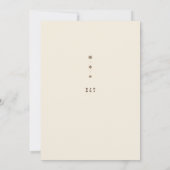 ヴィンテージ素朴カウボーイ結婚の西枠 招待状 (裏面)