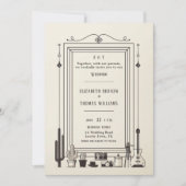 ヴィンテージ素朴カウボーイ結婚ズのギターミュージシャン 招待状 (正面)