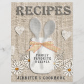 ヴィンテージ素朴カントリーパーソナライズされたクック (裏面)