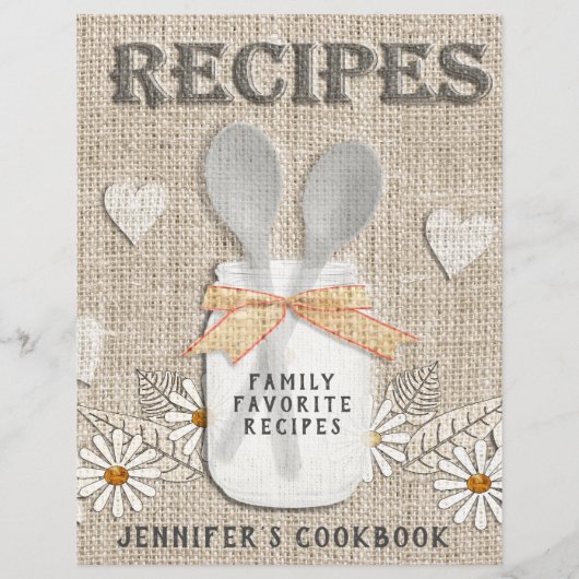 ヴィンテージ素朴カントリーパーソナライズされたクック (裏面)