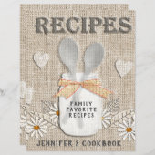 ヴィンテージ素朴カントリーパーソナライズされたクック (正面/裏面)