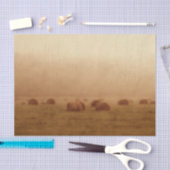 ヴィンテージ素朴カントリーファームハウスヘイバレス 薄葉紙 (クラフト)