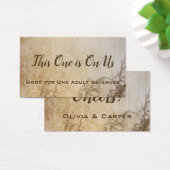 ヴィンテージ素朴カントリーメドウドリンクチケット (デスク)