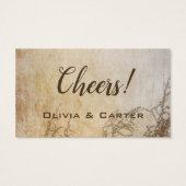 ヴィンテージ素朴カントリーメドウドリンクチケット (裏面)