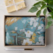 ヴィンテージ素朴キツネの切り離し 薄葉紙 (ギフト)