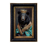 ヴィンテージ素朴クラウンキングベアデクページ 薄葉紙