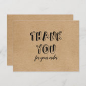 ヴィンテージ素朴クラフトご注文割引 (正面/裏面)