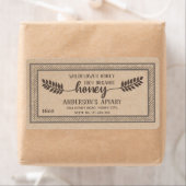 ヴィンテージ素朴クラフト書道蜂蜜枝 ラベル (インサイチュ)