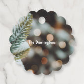 ヴィンテージ素朴クリスマス フェイバータグ (裏面)