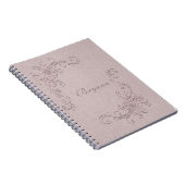 ヴィンテージ素朴グラマーエレガントバラシャビーシック ノートブック (右側)