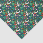 ヴィンテージ素朴グリーナリーバニーフローラ園 薄葉紙 (詳細)