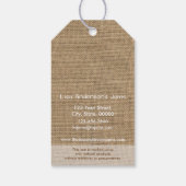 ヴィンテージ素朴グレープジャム企業のギフトラベル ギフトタグ (裏面)