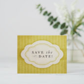 ヴィンテージ素朴ゴールデンイエローザデイト セーブザデート (スタンド正面)