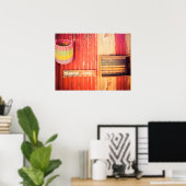 ヴィンテージ素朴サイン入りレトロ壁デコ ポスター (ホームオフィス)