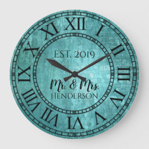 ヴィンテージ素朴シャビーシック動揺してアンティークカッコいい ラージ壁時計