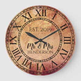 ヴィンテージ素朴シャビーシック動揺してアンティークカッコいい ラージ壁時計