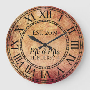 ヴィンテージ素朴シャビーシック動揺してアンティークカッコいい ラージ壁時計