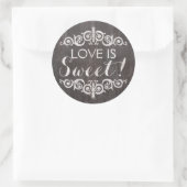 ヴィンテージ素朴シャルボードラブは甘い ラウンドシール (バッグ)