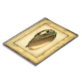 ヴィンテージ素朴シーシェル ノートブック (左側)