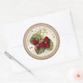 ヴィンテージ素朴ジャムカスタムステッカー ラウンドシール (封筒)