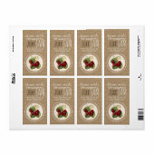 ヴィンテージ素朴ジャムパーソナライズされたラベル ラベル (フルシート)