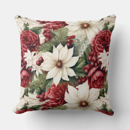 ヴィンテージ素朴スの花離れのパターン クッション