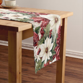 ヴィンテージ素朴スの花離れのパターン ショートテーブルランナー