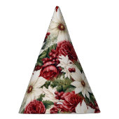 ヴィンテージ素朴スの花離れのパターン パーティーハット (右)