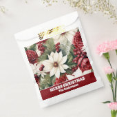 ヴィンテージ素朴スの花離れのパターン フェイバーバッグ (封をした状態)