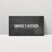 ヴィンテージ素朴スはっきりした・スタンプ付きロゴ・シャルボード 名刺