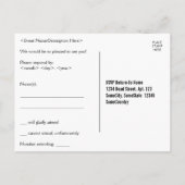 ヴィンテージ素朴スタイルひまわり「svp」ポストカード ポストカード (裏面)