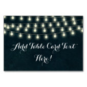 ヴィンテージ素朴ストリングラ結婚イトの名前の場所 テーブルナンバー (裏面)