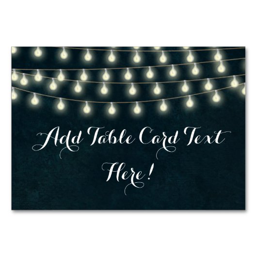 ヴィンテージ素朴ストリングラ結婚イトの名前の場所 テーブルナンバー (正面)