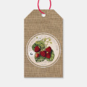 ヴィンテージ素朴ストロベリージャム企業のギフトラベル ギフトタグ (正面)