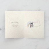 ヴィンテージ素朴スノーウィンターキストマスヴィレッジ シーズンカード (内部)