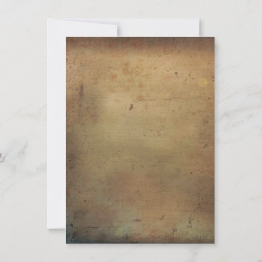 ヴィンテージ素朴タイポグラフィ結婚式招待状 招待状 (裏面)