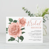 ヴィンテージ素朴ダスティピーチバラブライダルシャワー 招待状 (スタンド正面)