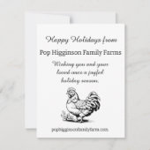 ヴィンテージ素朴チキンファーム シーズンカード (正面)