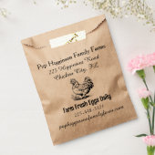 ヴィンテージ素朴チキンファーム フェイバーバッグ (封をした状態)