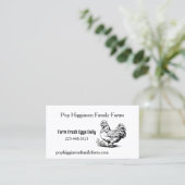 ヴィンテージ素朴チキンファーム 名刺 (スタンド正面)