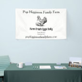 ヴィンテージ素朴チキンファーム 横断幕 (トレードショー)